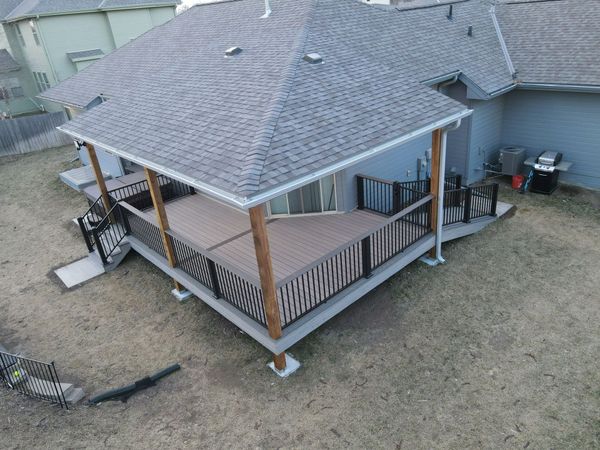 Big Pine Decks craftsmanship illustrating concrete patio cost for homeowners in Omaha, NE
