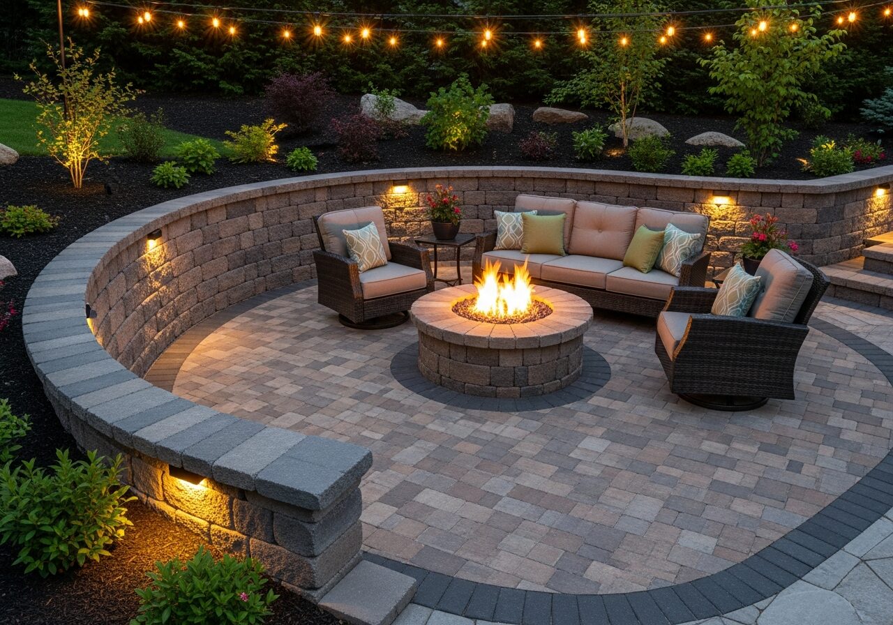 Beautiful custom patio and outdoor living space